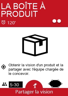 LA BOÎTE À PRODUIT